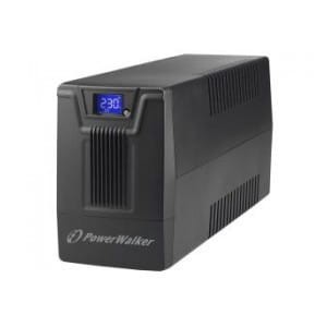 Zasilacz awaryjny UPS Power Walker Line-Interactive 600VA SCL 2x Schuko 230V RJ11/45 In/Out USB LCD