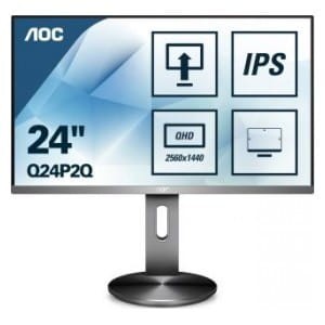 Monitor AOC 23,8" Q24P2Q VGA HDMI DP 4xUSB 3.1 głośniki