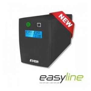 Zasilacz awaryjny UPS Ever Line-Interactive EASYLINE 850 AVR USB RJ-11 LCD Bl