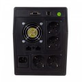 Digitus Zasilacz awaryjny UPS Line-Ineractive LED, 1500VA/900W, 2x12V/9Ah, AVR, 4xSCHUKO, USB, RS232, RJ45 327676