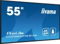 IIYAMA Monitor wielkoformatowy 55 cale LH5560UHS-B1AG matowy 24h/7 500(cd/m2) VA 3840 x 2160 UHD(4K) Android.11 Wifi CMS(iiSignage2) 330921