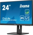 IIYAMA Monitor 23.8 cala ProLite XUB2463HSU-B1 IPS,100HZ,ECO,3ms,SLIM,HDMI,DP,2x USB3.22x2W,HAS(150mm),TCO,EPEAT 333227