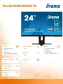 IIYAMA Monitor 23.8 cala ProLite XUB2463HSU-B1 IPS,100HZ,ECO,3ms,SLIM,HDMI,DP,2x USB3.22x2W,HAS(150mm),TCO,EPEAT 333234