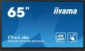 IIYAMA Monitor 65 cali ProLite TE6512MIS-B3AG 40pkt,IPS,4K,24/7, 7H,WiFi,VGA,HDMI,USB-c,Bluetooth,metal,8ms,Vesa,2x16W 333799