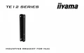 IIYAMA Monitor 75 cali ProLite TE7512MIS-B3AG,INFRARED,40pkt,IPS,4K, 24/7, 7H, WiFi,VGA, HDMI, USB-c, Bluetooth,metal,8ms, vesa, głośniki 2 x 16W 333812