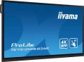 IIYAMA Monitor 75 cali ProLite TE7512MIS-B3AG,INFRARED,40pkt,IPS,4K, 24/7, 7H, WiFi,VGA, HDMI, USB-c, Bluetooth,metal,8ms, vesa, głośniki 2 x 16W 333813