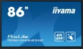 IIYAMA Monitor 85.6 cala ProLite TE8612MIS-B3AG,INFRARED,40pkt,VA,4K, 24/7, 7H, WiFi,VGA, HDMI, USB-c, Bluetooth,metal,8ms, vesa, głośniki 2 x 16W 333830