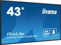 IIYAMA Monitor 42.5 cala ProLite LH4375UHS-B1AG, 24/7,IPS,ANDROID.11,4K,500cd/m2,WiFi,3xHDMI,DP,Daisy/Chain,2xUSB,2x10W,RJ45,iiSignage2,FailOver,SDM,4 333919