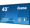 IIYAMA Monitor 42.5 cala ProLite LH4375UHS-B1AG, 24/7,IPS,ANDROID.11,4K,500cd/m2,WiFi,3xHDMI,DP,Daisy/Chain,2xUSB,2x10W,RJ45,iiSignage2,FailOver,SDM,4 333924