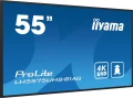 IIYAMA Monitor 54.6 cali ProLite LH5575UHS-B1AG 24/7,IPS,ANDROID.11,4K,500cd/m2,WiFi,3xHDMI,DP,Daisy/Chain,2xUSB,2x10W,RJ45,iiSignage2,FailOver,SDM,4G 333950