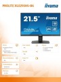 IIYAMA Monitor 21,5 cala XU2293HS-B6 IPS/HDMI/DP/SLIM/2x1W 336004
