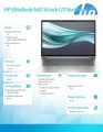 HP Inc. Laptop EliteBook 640 G11 U7-155U 1TB/32GB/W11Pro/14 cali A37VVET 337472