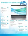 HP Inc. Laptop ProBook 460 G11 U5-125U 512GB/16GB/W11P/16 cali A38DMET 337790