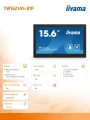 IIYAMA Monitor 16 cali TW1623AS-B1P,10P.DOT.IPS,ANDROID13,WIFI,24/7,RJ45,   HDMI,3xUSB 338957