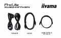 IIYAMA Monitor 24 cale XUB2497HSN-B2 IPS, USB-C Dock, HDMI, DP, 300cd, Pivot, HAS /5y/ 339956