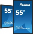 IIYAMA Monitor 55 cali TF5539AS-B1AG,IPS,4K,HDMIx2,DP,RJ45,3xUSB,2x10W,      ANDROID,24/7,IP65 341594