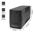 Qoltec Zasilacz awaryjny UPS | Monolith | 850VA | 480W 341909