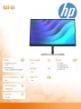 HP Inc. Monitor 21.5 cali E22 G5 FHD 6N4E8AA 342963