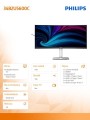 Philips Monitor 34B2U5600C 34 cale Curved VA HDMIx2 DP HAS USB-C Głośniki 343517