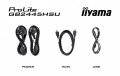 IIYAMA Monitor 23,8 cala GB2445HSU-B2 IPS,FHD,100Hz,1ms,2xUSB,300cd 344735