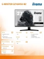 IIYAMA Monitor 27 cali G2745HSU-B2 IPS,FHD,100Hz,1ms,2xUSB,300cd 344760