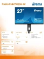 IIYAMA Monitor 27 cali XUB2797QSU-B2 IPS,HDMI,DP,100Hz,QHD,300cd /5y/ 344786