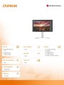 LG Electronics Monitor 27 cali 27UP850K-W UHD IPS USB-C Vesa DisplayHDR 345233