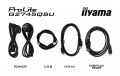 IIYAMA Monitor 27 cali G2745QSU-B2,IPS,QHD,100Hz,1ms,2xUSB,300cd 346518