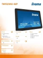 IIYAMA Monitor 10 cali TW1023ASC-B2 10P.DOT.IPS,ANDROID,WIFI 347016