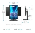 Benq Monitor 27 cali SW272Q 2K LED 5ms/IPS/60HZ/FOTO 347399