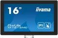 IIYAMA Monitor 15.6 cala TF1615MC-B1 IPS,pojemnościowa 10 punktów,450cd/m2,IP65,7H,HDMI,DP,VGA 347698
