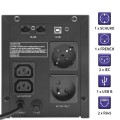 Qoltec Zasilacz awaryjny UPS | Monolith | 2000VA | 1200W | LCD | USB 348146