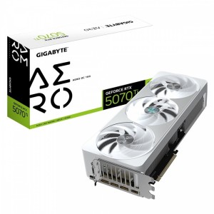 Gigabyte Karta graficzna GeForce RTX 5070 Ti AERO OC 16G 256BIT GDDR7 3DP/HDMI