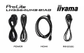 IIYAMA Monitor 55 cali LH5564UHS-B1AG, 24/7,VA,ANDROID14,4K,500cd,5000:1,    2xHDMI ,USB-C,RJ45, RS-232c, IR, 2x10W, 2xUSB, UCHWYT ŚCIENNY,iiSignage2, 348483