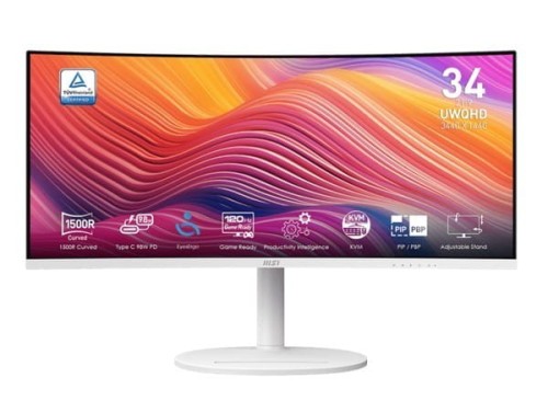MSI Monitor Modern MD342CQPW 34 cale/LED/UWQHD/Curved/120Hz/czarny