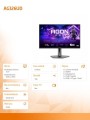 AOC Monitor AG326UD 31.5 cala 4K QD-OLED 165Hz HDMIx2 DP Pivot Głośniki 351722