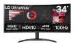 LG Electronics Monitor 34WR50QK-B 34 cale VA 351932