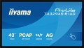 IIYAMA Monitor 43 cale T4329AS-B1AG VA,4K,HDMIx2,USB-C,RJ45,2x10W,WiFi,     Android 14, Signal FailOver, Whiteboard, iiSignage (CMS), iiControl (DMS), 354023
