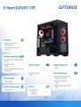 OPTIMUS Komputer E-Sport GB550T-CR5 Ryzen 7 5800X/16GB/1TB/RX 7600 GAMING OC 8G/W 354690