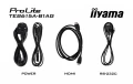 IIYAMA Monitor 86 cali TE8615A-B1AG IPS,4K,40pkt,550cd,DeepContrast-IR+,    HDMI x2,DP,USB-C, 2 x 20W, OPS Slot x1, 5xUSB, 2xRJ45,8-Array,EDLA, WiFi,P 354986