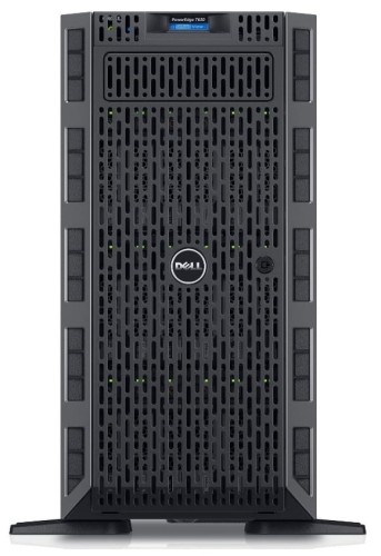 Serwer DELL T630 Tower / 2x E5-2650 V3 / 24GB / 2x 300GB SAS + 3x 600GB SAS / 8x 3.5"/ H730 ADAPTER / DVD /  2X495W / NoOS