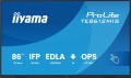 IIYAMA Monitor 86 cali TE8612MIS-B4AG  40pkt,IPS,4K,24/7,7H,                ANDROID 14, RK3576, 8/128GB, EDLA, Essential 356047