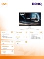 Benq Monitor 24 cale EX251 1ms IPS/220Hz/FullHD/Gaming 356142