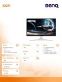 Benq Monitor 27 cali EX271  1ms IPS/180Hz/FullHD/Gaming 356168