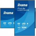 IIYAMA Monitor 65 cali LH6575UHS-B2AG,24/7,IPS,ANDROID.11,4K,  WiFi,         iiSignage2, FailOver, EShare, 24/7, full daisy chain 356285