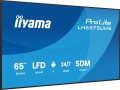 IIYAMA Monitor 65 cali LH6575UHS-B2AG,24/7,IPS,ANDROID.11,4K,  WiFi,         iiSignage2, FailOver, EShare, 24/7, full daisy chain 356286