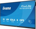 IIYAMA Monitor 75 cali TE7512MIS-B4AG  40pkt,IPS,4K,24/7,7H,                ANDROID 14, RK3576, 8/128GB, EDLA, Essential 356296