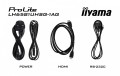 IIYAMA Monitor 65 cali LH6581UHSG-1AG 24/7,VA,ANDROID 14,4K, 2x10W, WiFi,    UCHWYT ŚCIENNY, 2xHDMI, USB-C, RJ45, IR, 2xUSB, WHITE 356568