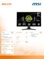 MSI Monitor MAG 274F 27 cali/LED/FHD/Flat/200Hz/czarny 356979