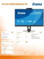 IIYAMA Monitor 27 cali XUB2790QSUH-B2 IPS,QHD,CAM,MIC,HDMI,DP,3xUSB(3.2),  100Hz,ADAPTIVE SYNC,FlickerFree,2x2W,WINDOWS HELLO 357150